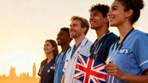 NHS care assistants with UK visa sponsorship opportunity.